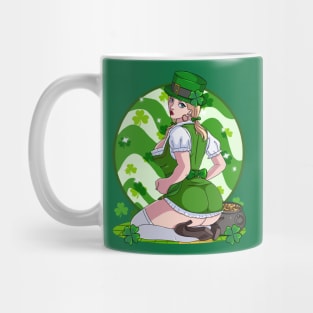 Sexy Leprechaun Pigtails St Patricks Day Irish Lass Pride Mug